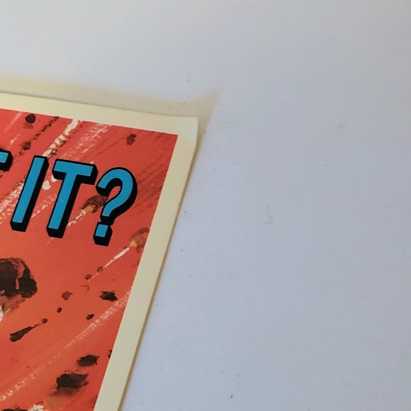 Vtg Garbage Pail Kids Topps 5x7 Giant Sticker #7 "Why Fight It" 1986 Rare. - Picture 4 of 5